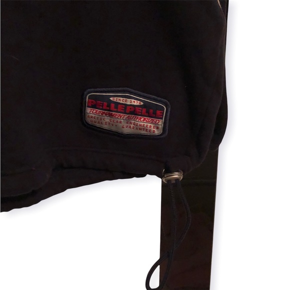 PELLE PELLE  Marc Buchanan Pullover Sweatshirt Men’s size XL Navy Blue Red - Picture 2 of 6